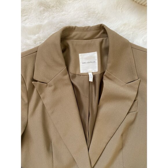 Brown Peak Avec Le Filles Blazer Size Small - Picture 6 of 9